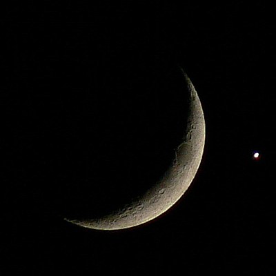 MOON & VENUS occultation 18 June 2007