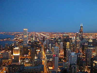 Chicago by night...