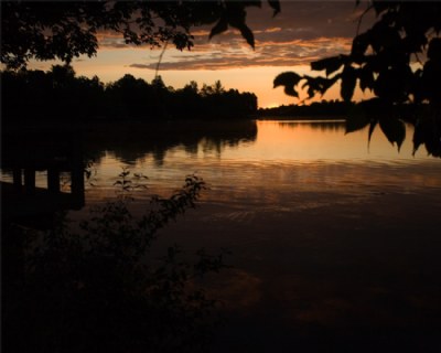 Sunrise on an Ontario Lake