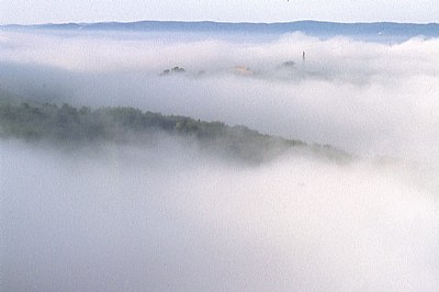 Una campagna,la sua nebbia