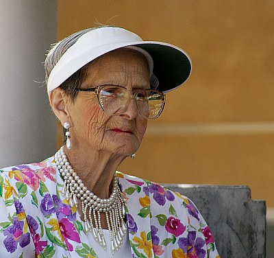 lady at Farmers Market