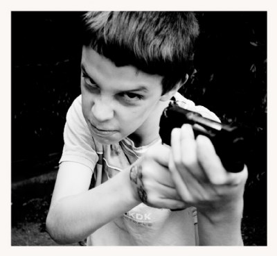 kid with a gun