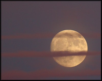 Moonrise at Dusk