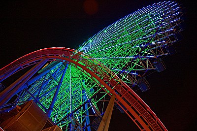 Ferris Wheel at a fascinating angle