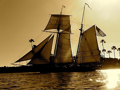 sail boat...