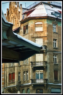 At the end of the St. Gallen railway station