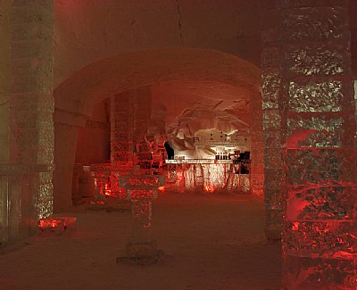 ''N'' ice club, Ice Hotel, Quebec, Canada