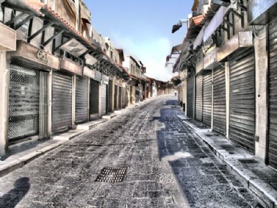 empty street...