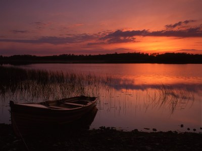 Sunset at White Lake.