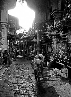 Morning  Kolkata market