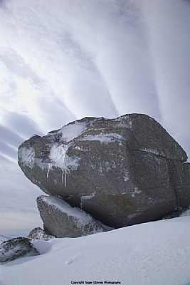 Solitary Boulder II Above Karels T Bar