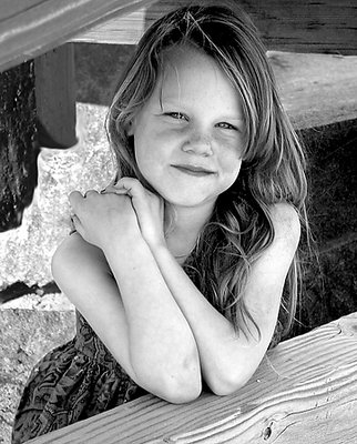 Sophie under the boat ramp