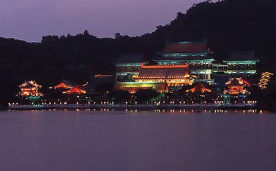 Zhu Hai China - Dusk at Yuen Ming Shin Yuen