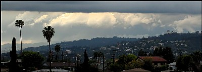 Hollywood Storm Panorama