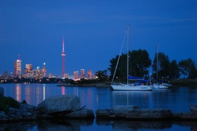 Blue hour in Humber Bay Park