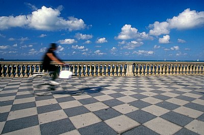 in bicicletta sulla terrazza #2