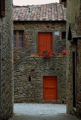 red doors