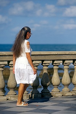 la signora in bianco
