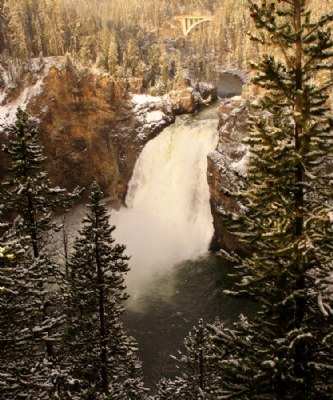 YELLOWSTONE UPPER CANYON FALLS