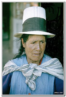 Lady in a Peruvian Market