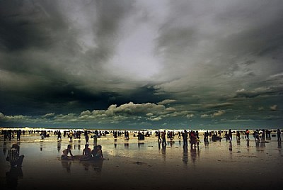 Beach Crowd 