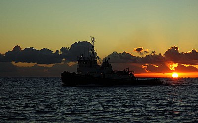 Sunset in Honolulu