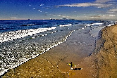 The Lone surfer