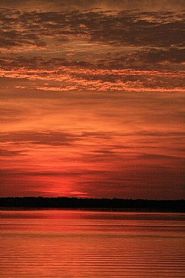 Firery sky