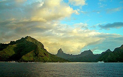 Polynesian island of Moorea