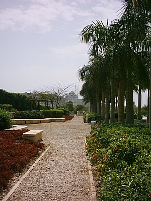 Azhar park-castle view