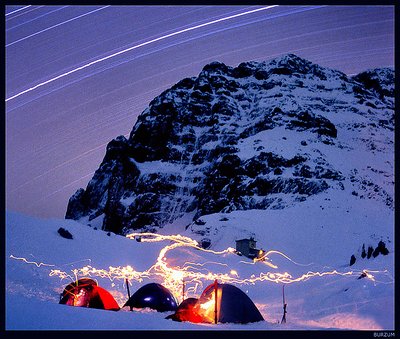 winter camping