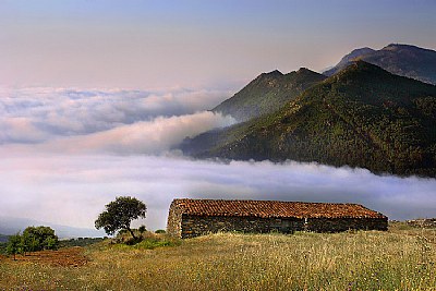 House in the mountain 