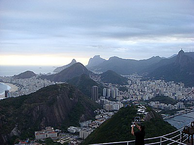 Rio de Janeiro at the end of the day...