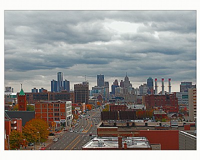 Detroit. Study of Clouds