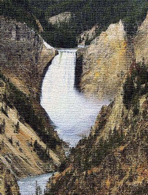 LOWER YELLOWSTONE FALLS