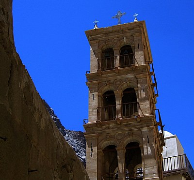 Bell Tower In St.Katherine Monestary On Sinai