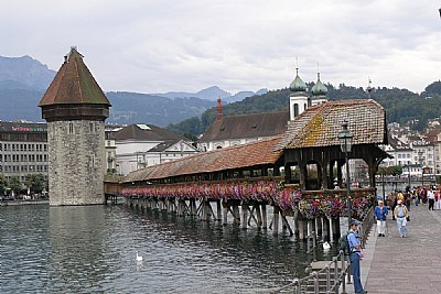 Luzern's Chapel Bridge