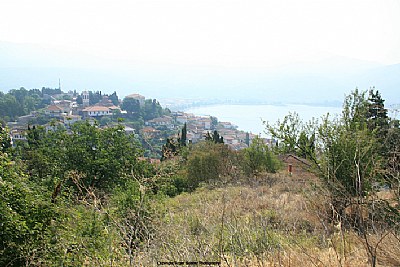 View To Ohrid Lake through STuff