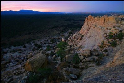 Sandstone Bluffs Dusk