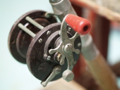 Old fishing  reel