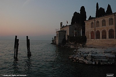 "..Punta san Vigilio nel tramonto.."