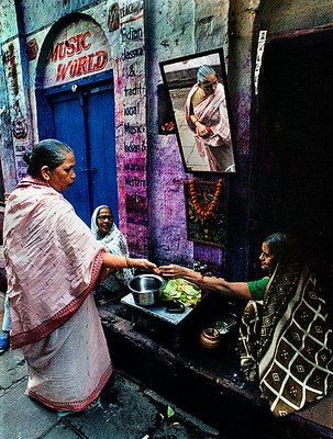 Three Women and a Mirror