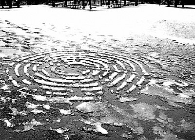 Mysterious Ice Circle