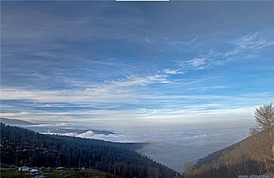 a foggy valley