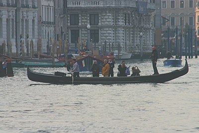 Venice crossing the grand canal