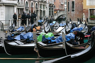 Venice parking lot for Gondola,s