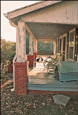 FronT Porch Of Mc Curley Farm