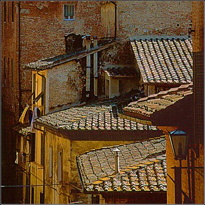 Tuscan tiles, Siena
