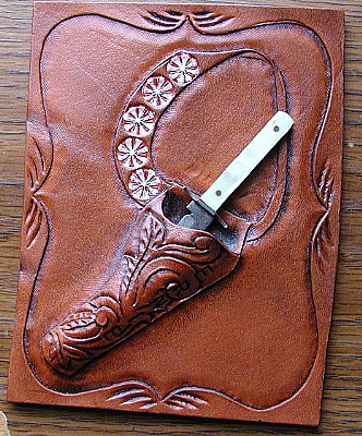 Leather Card Knife
