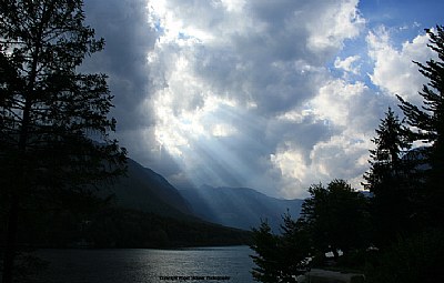 Crepuscular Rays, Lake Bohir II